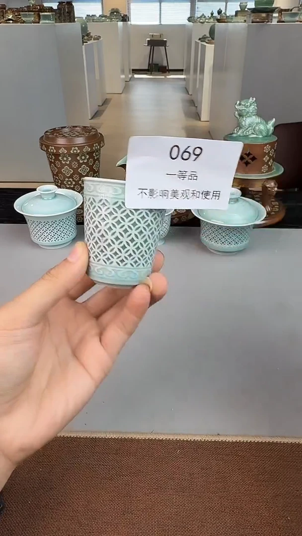 青瓷手工茶器包邮不带礼盒