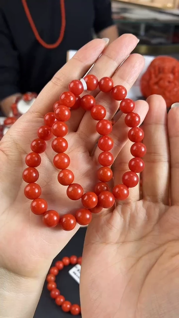 未镶嵌阿东寨哑光手串9mm南红玛瑙（多样式发其一）