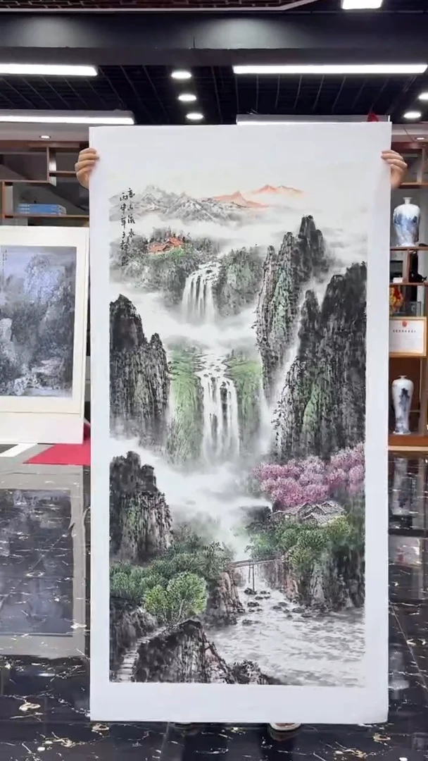 国画国画绘画山水花鸟