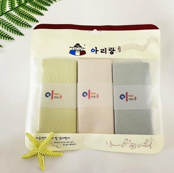 阿里郎3P花边清洁抹布鱼鳞抹布擦玻璃静电抹布