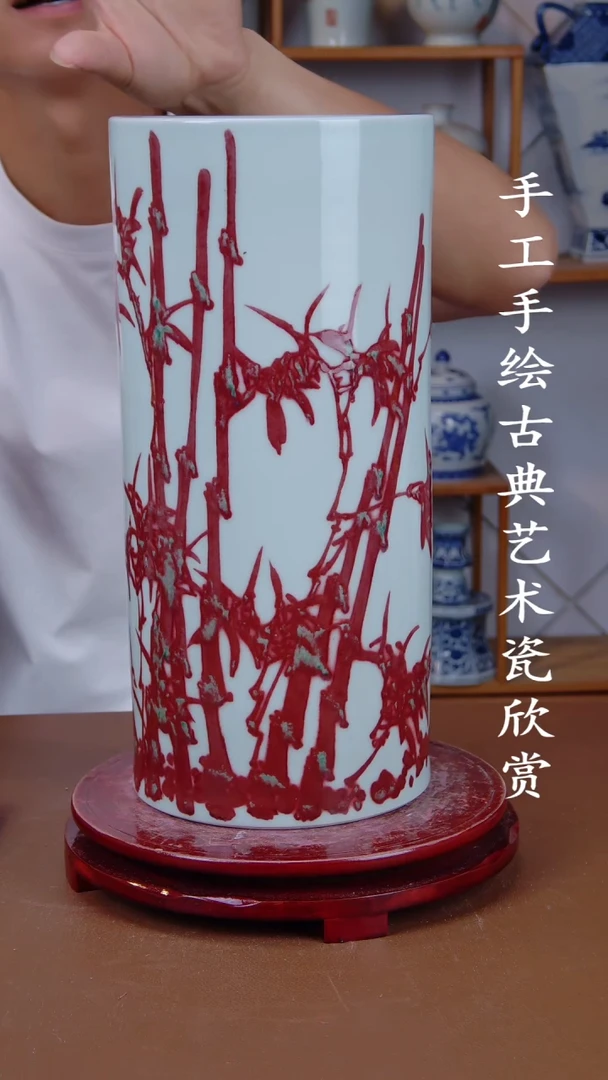 摆件景德镇手工手绘陶瓷摆件3