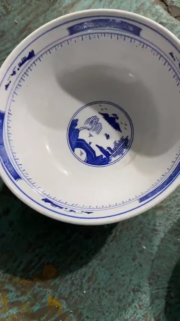 摆件青花梧桐8寸大面碗