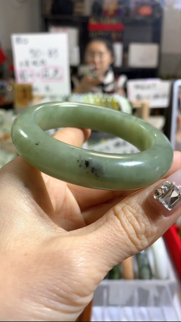 未镶嵌岫玉手镯22 54+