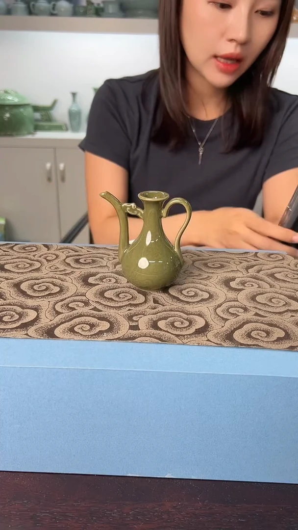 龙泉云间青瓷小米茶器