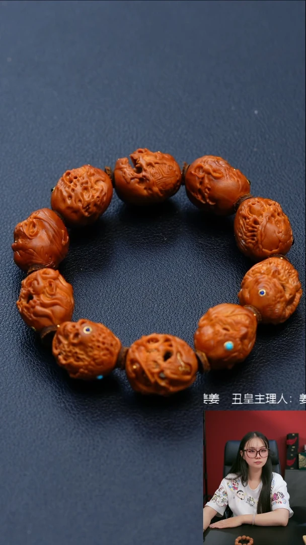 手串/手链橄榄核1.7镶嵌向死而生手串