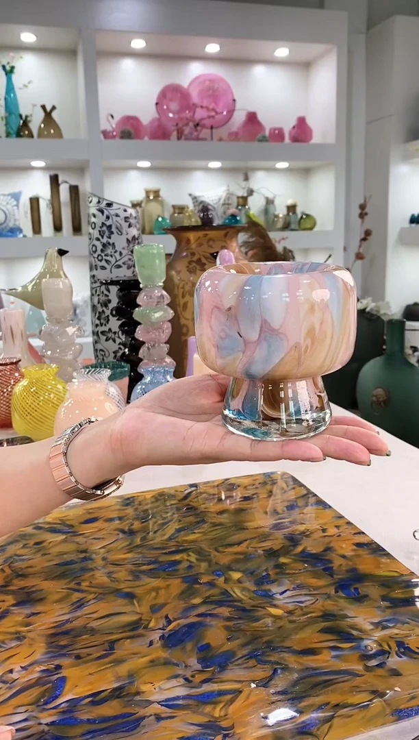 慕忆家手作琉璃花瓶