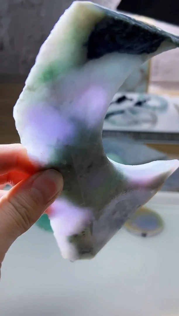 裸石翡翠天然翡翠A货玉 南 861