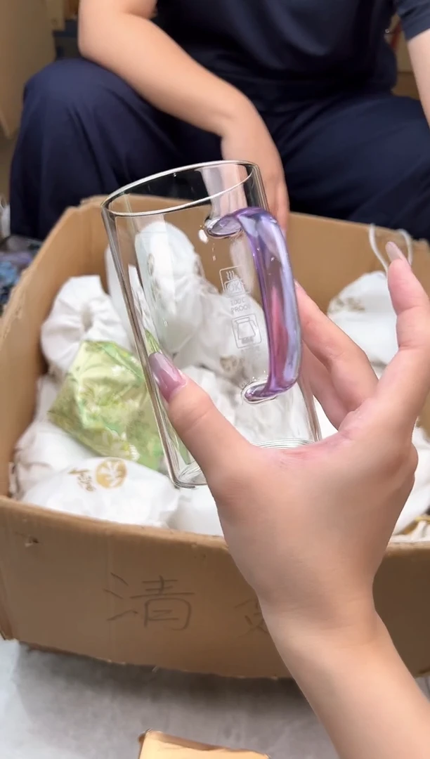 禾墨绿茶杯子浅紫色