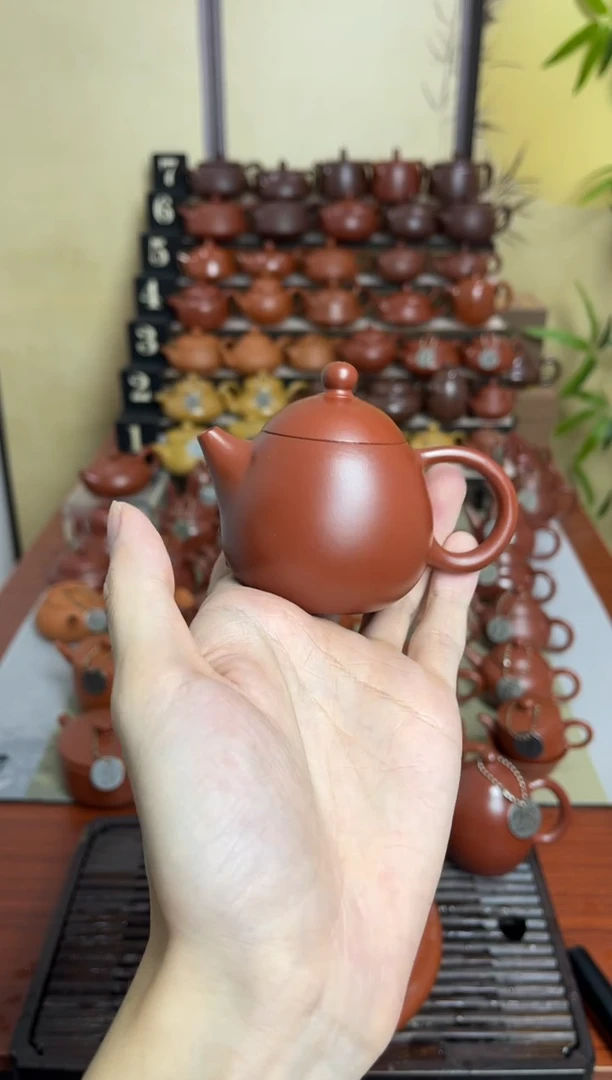 草**子薄胎龙蛋120cc手拉壶