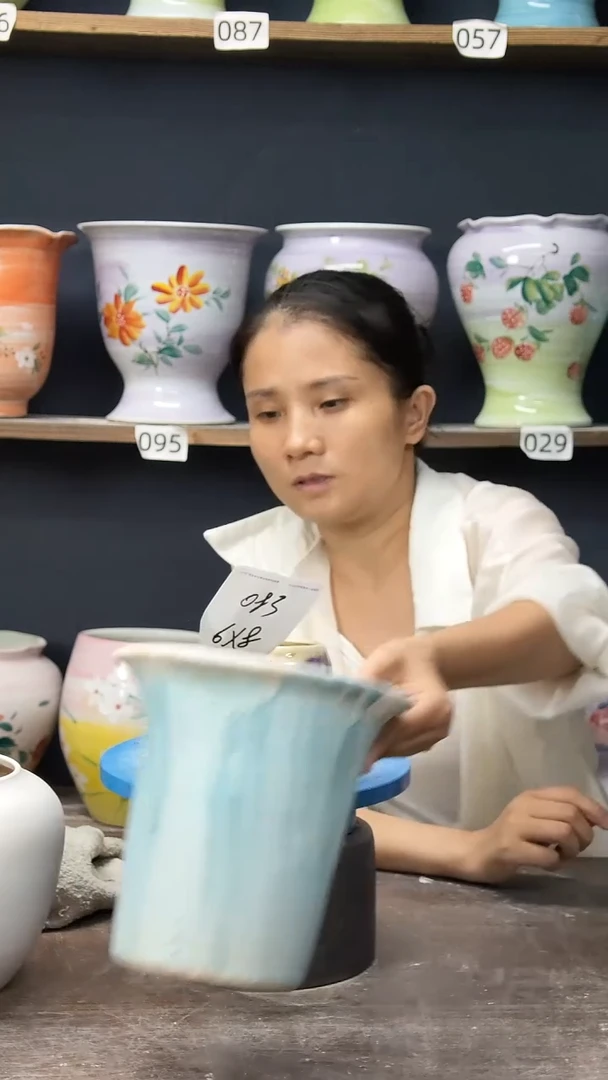 景德镇花盆 默认微瑕083