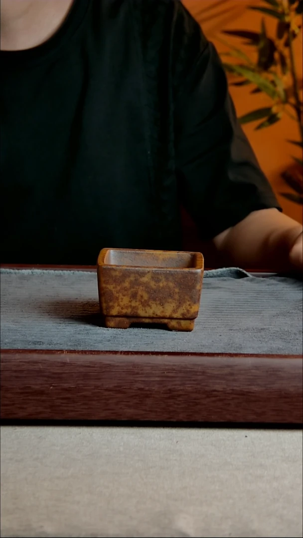 紫砂花盆7.5*4内径紫砂花盆