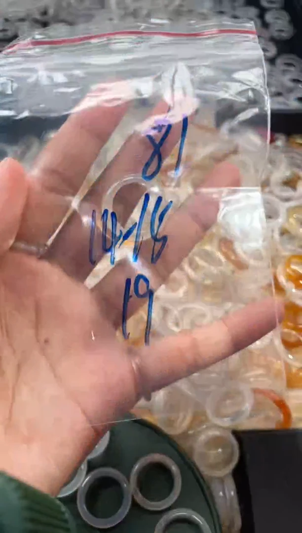 玛瑙/玉髓戒圈未镶嵌81