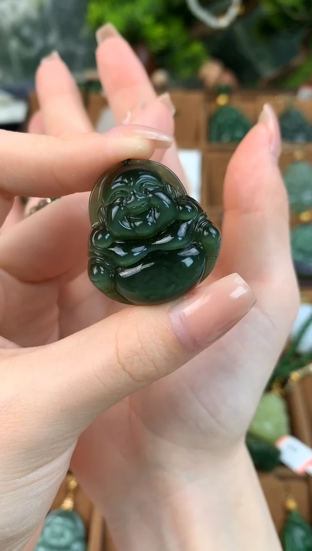 颈饰未镶嵌和田玉吊坠30mm
