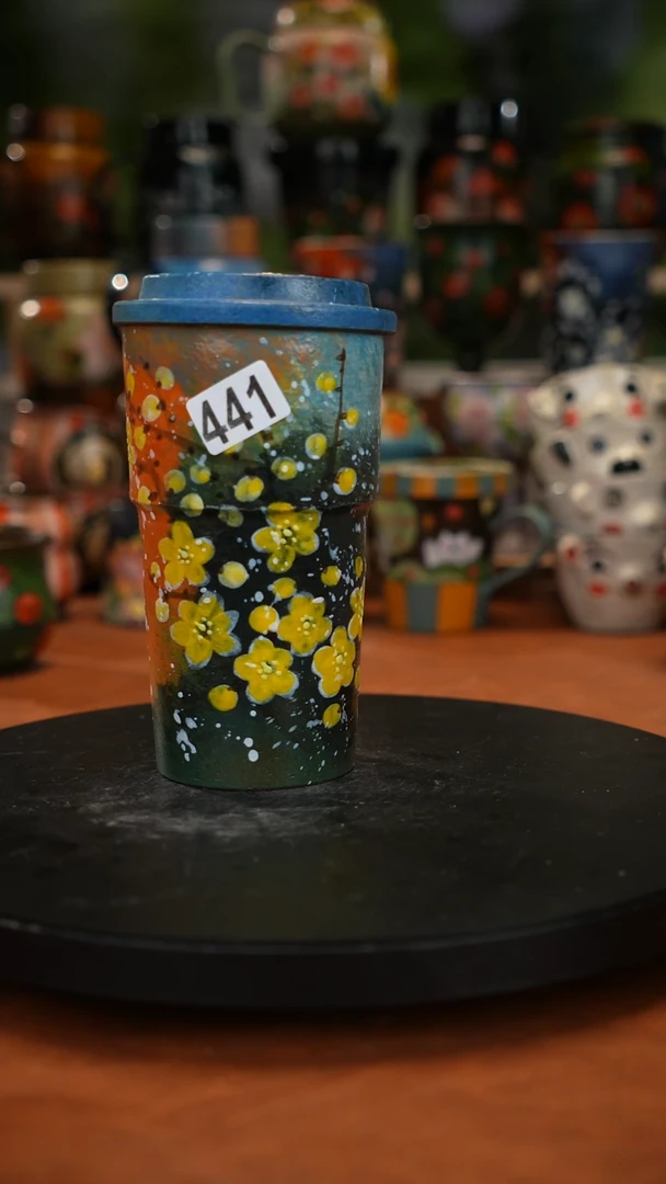 油画手 绘釉下彩441