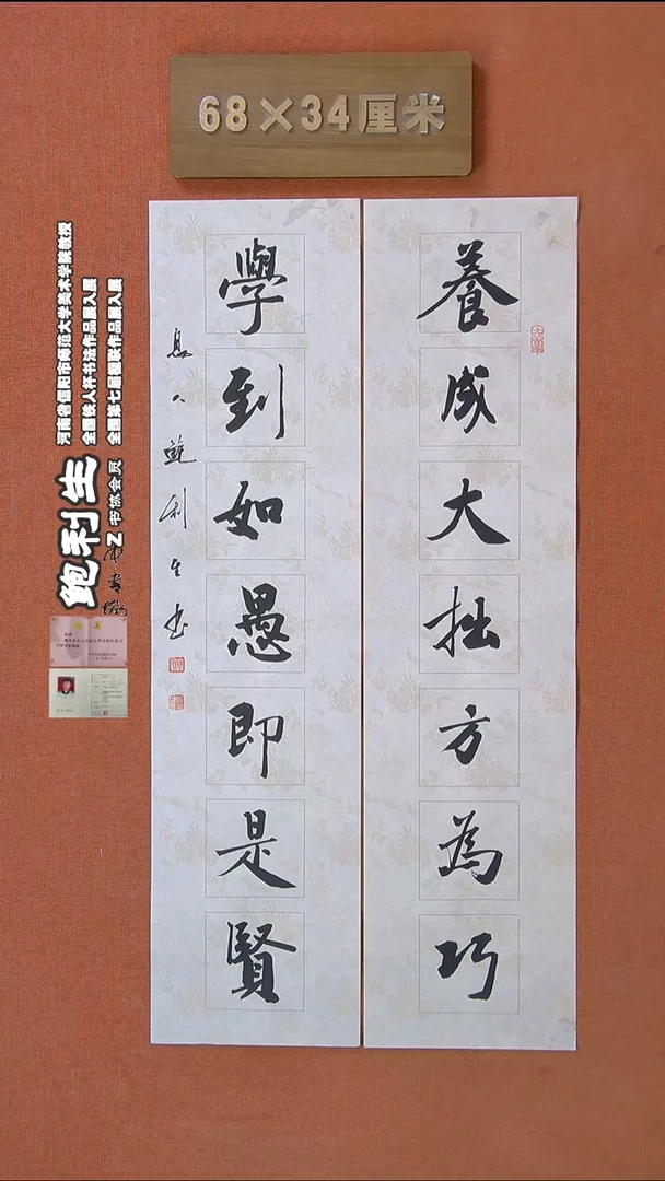 【闪购商品】书法205鲍利生书法作品