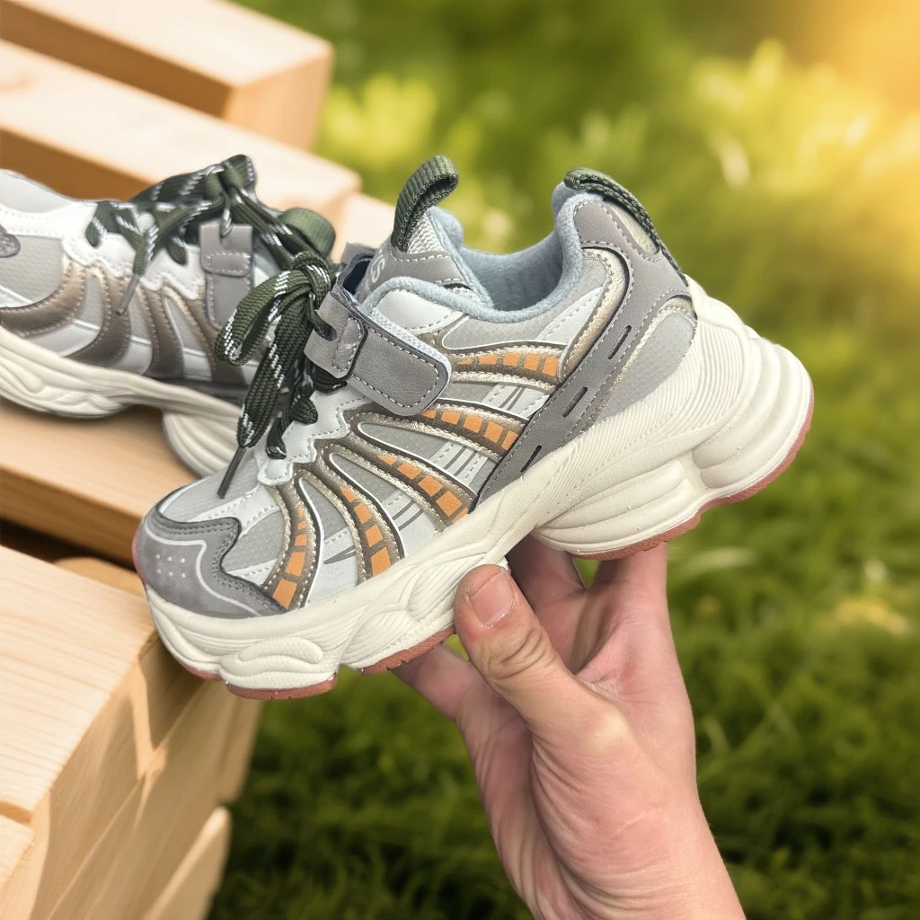 909男女童二棉超轻时尚防滑运动鞋