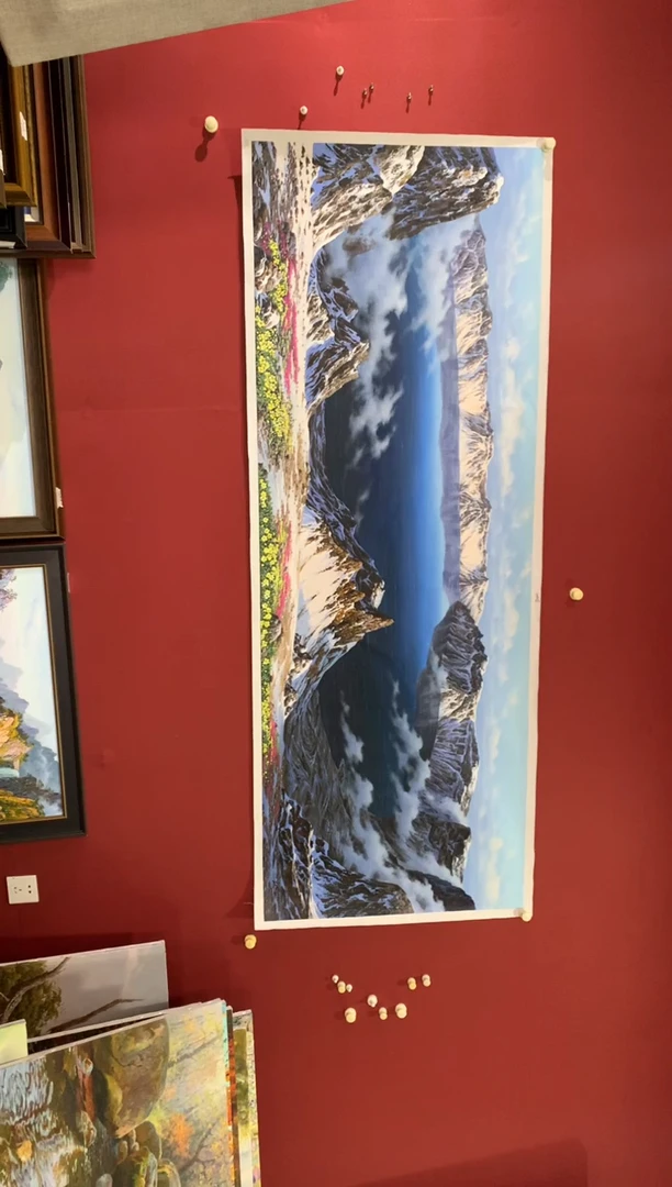 油画【1688号】朝鲜原创手绘油画【功勋Ⅰ级画家丨孤品佳作】