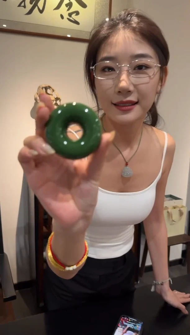 绿颜色釉盖置123456