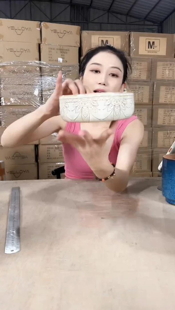 拼盘紫砂太阳花16x6