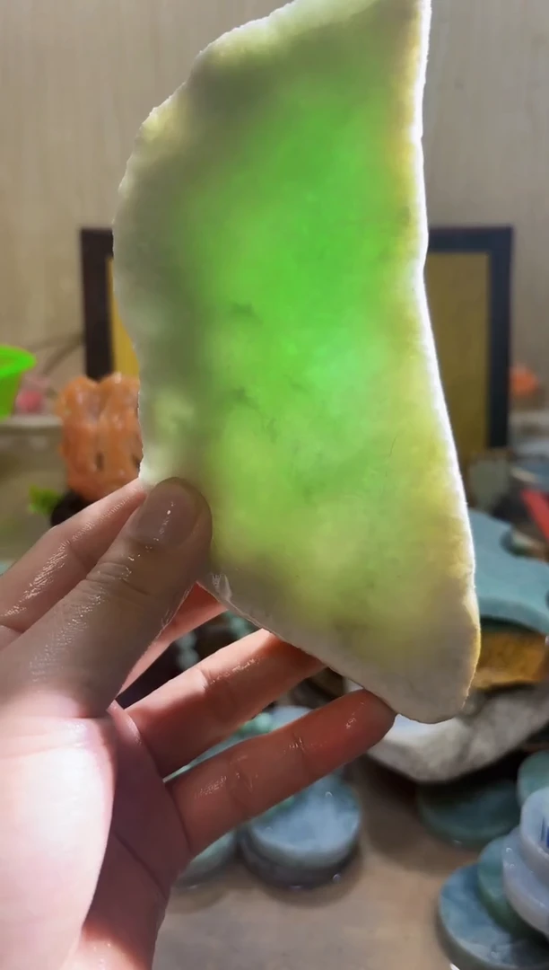 翡翠挂件未镶嵌A货常星2839