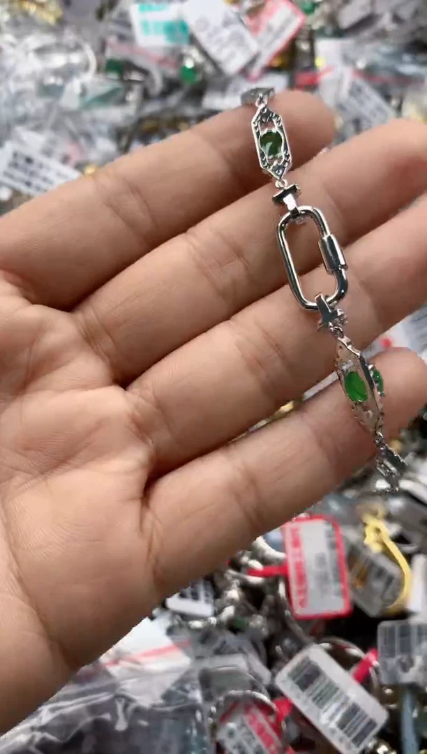 银S925镶嵌戒指翡翠333    9