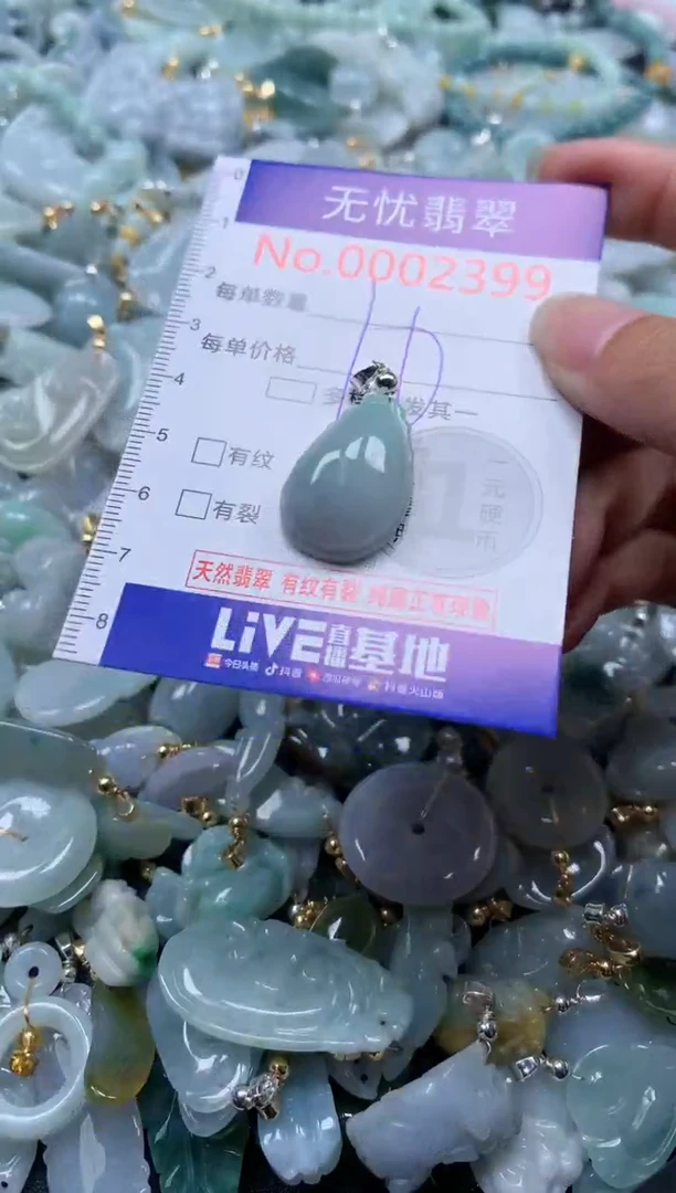 翡翠未镶嵌吊坠(不含链)2399