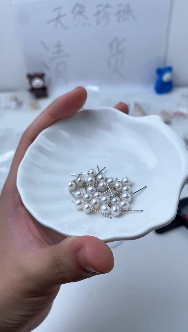 淡水珍珠银S925镶嵌颈饰11111111