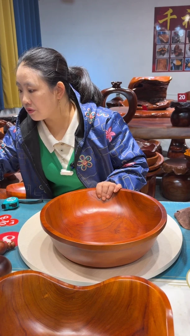 木 圆盆 35*35*10.5