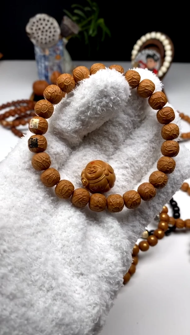 手串猴头核桃小*灰毒液＋财神