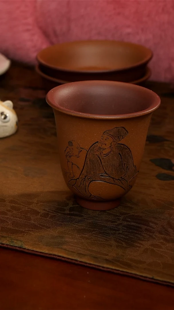 茶壶紫砂老者杯杯