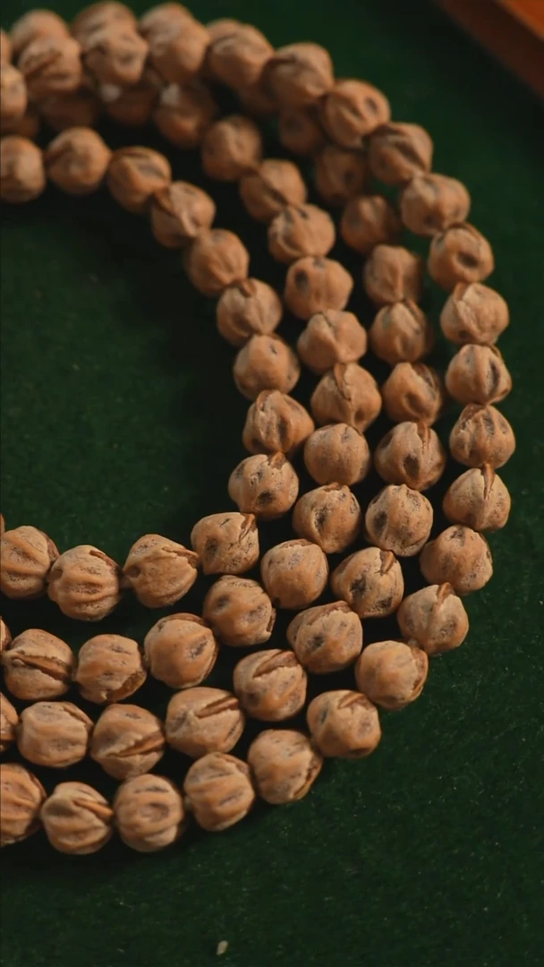 吊坠柏香籽/百香籽风**时赤焰鬼莲8+百香籽长串