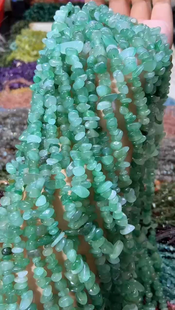 水晶珠宝半成品未镶嵌绿东陵