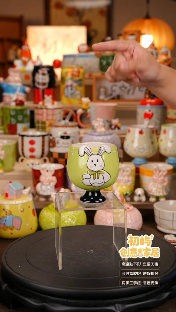瓷初屿手工彩绘陶瓷餐具