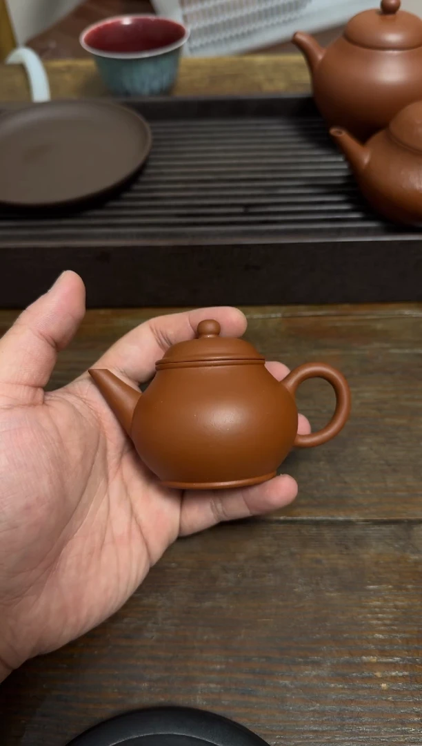 茶壶紫砂精***170厂芭乐壶