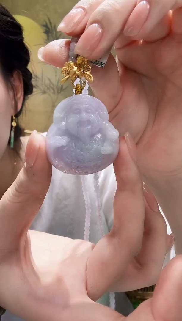颈饰未镶嵌翡翠吊坠