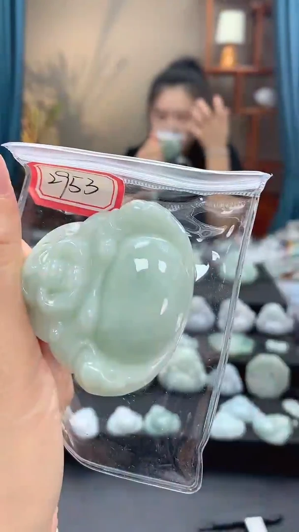 颈饰未镶嵌翡翠佛公2953