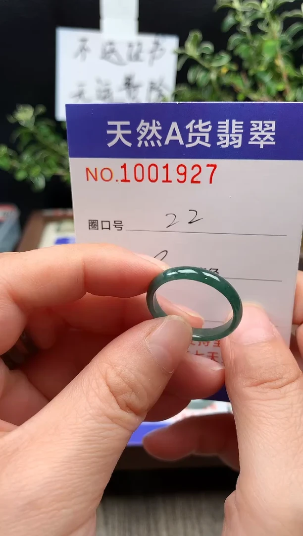 未镶嵌戒指翡翠22#
