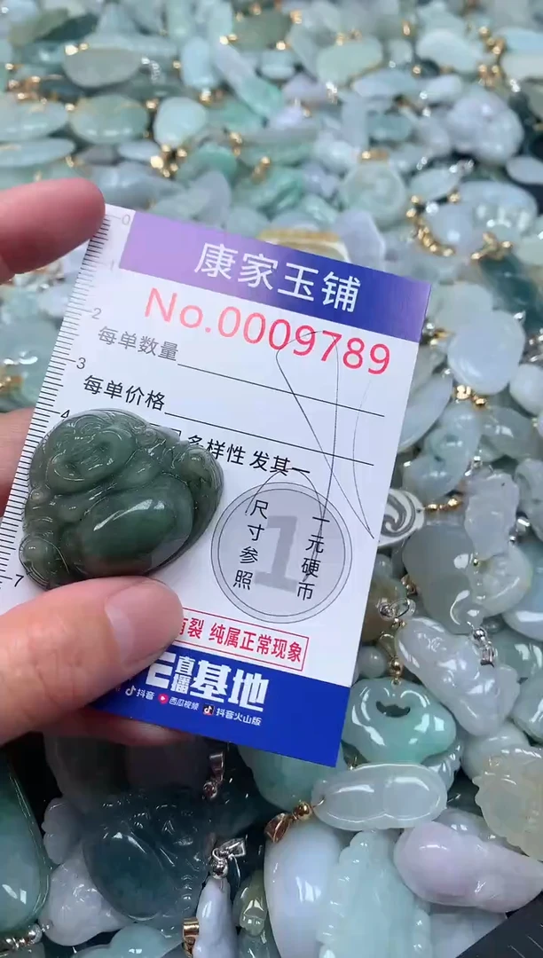 【闪购商品】翡翠吊坠(不含链)未镶嵌9789