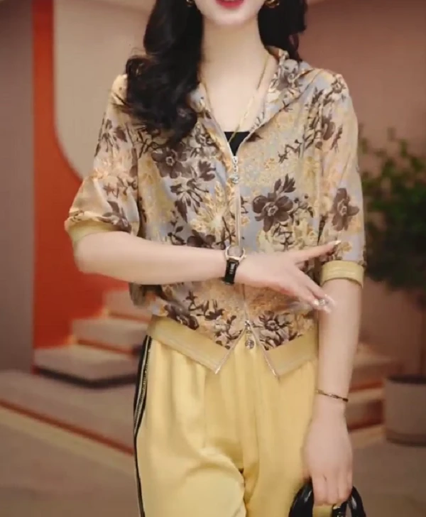 刺绣蕾丝-新款2025时尚舒适百搭减龄优雅轻奢气质套装