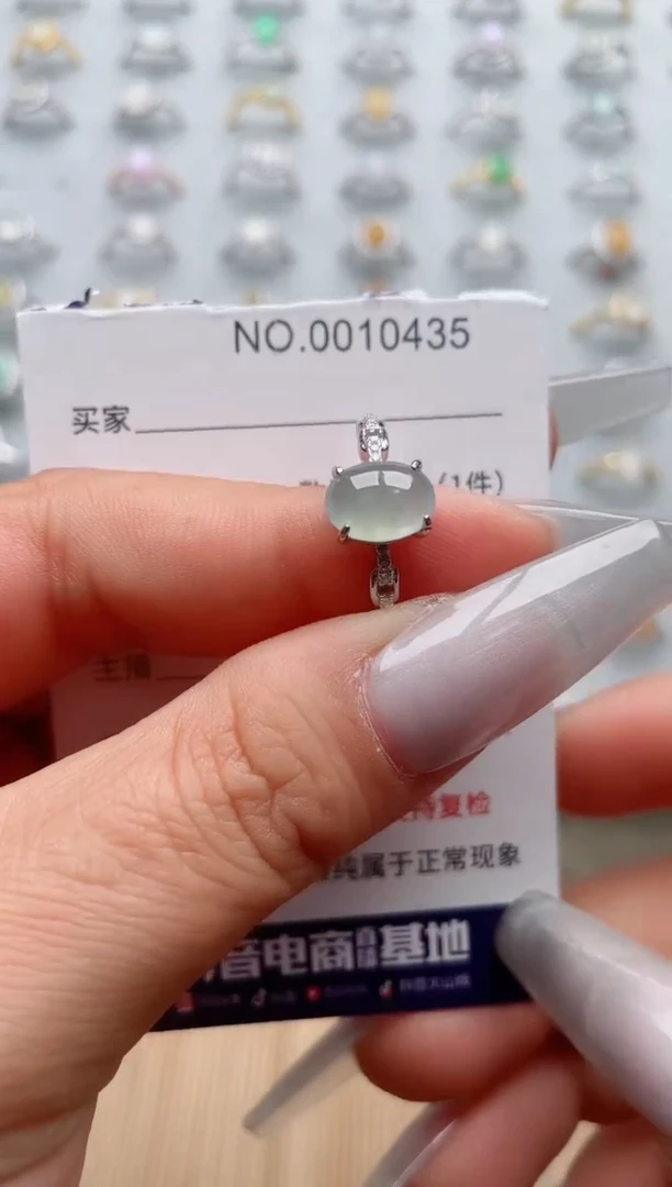 【闪购商品】翡翠戒指银S925镶嵌·