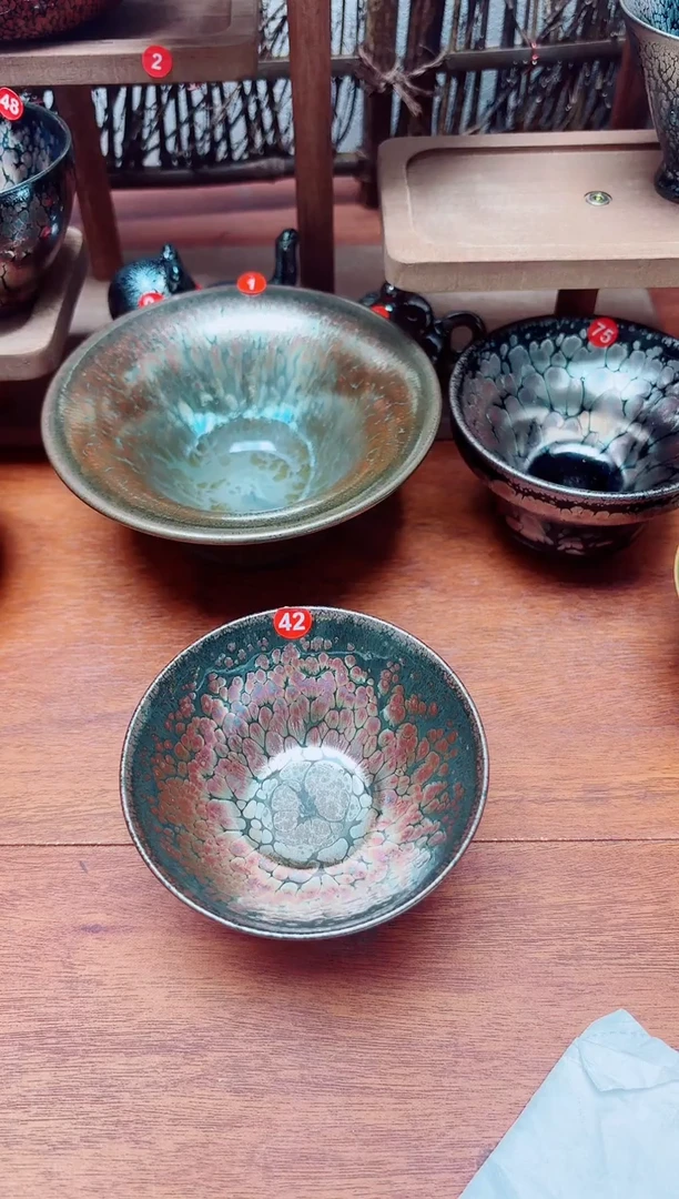 茶盏鸿****饰42号建盏工匠茶器