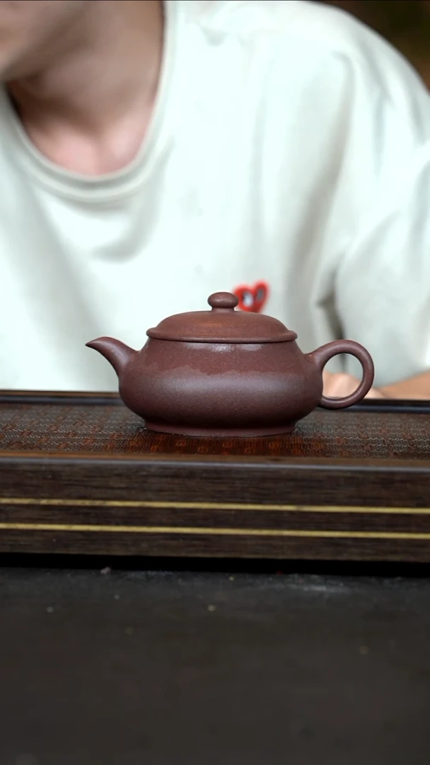 茶壶紫砂    XL     全砂天青泥      明炉       240cc