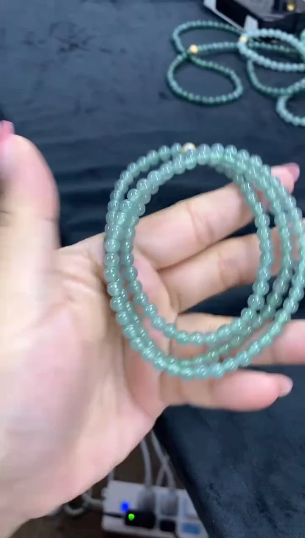 项链未镶嵌翡翠天然翡翠珠链