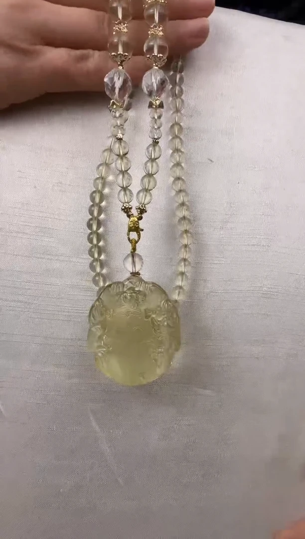 颈饰未镶嵌水晶狐狐吊坠