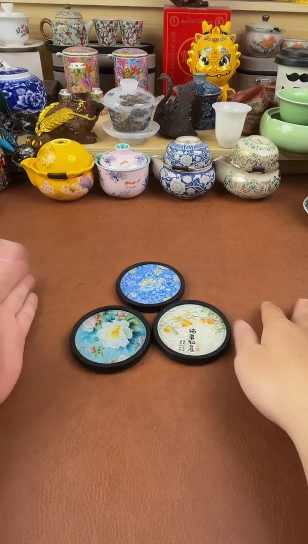 陶瓷茶具摆件旅行套组