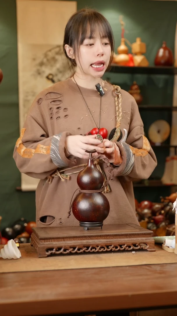 45号精品天然大漆酒葫芦一物一拍~