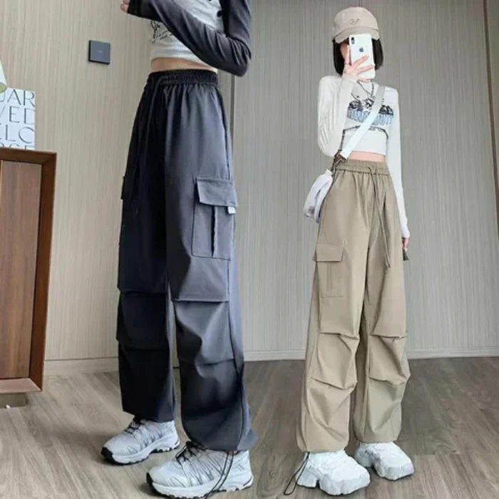 女童阔腿裤夏季新款女装中大童休闲工装裤初中生高中生学生长裤子