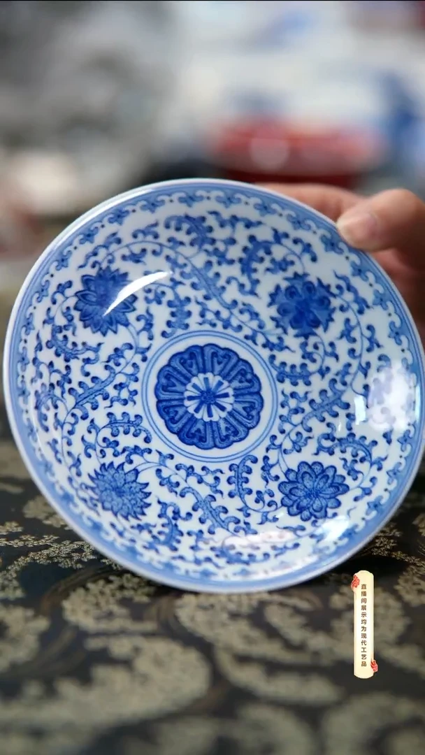 杯子陶瓷景德镇柴窑手绘柴窑茶具U129