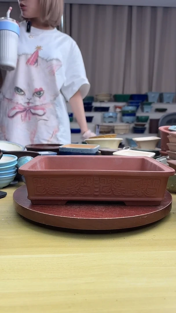 紫砂花盆紫砂花盆微瑕