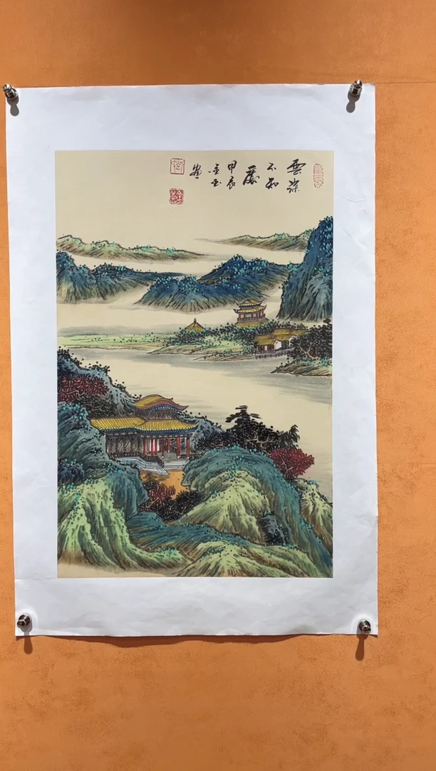 国画刘金玉老师亲笔手绘